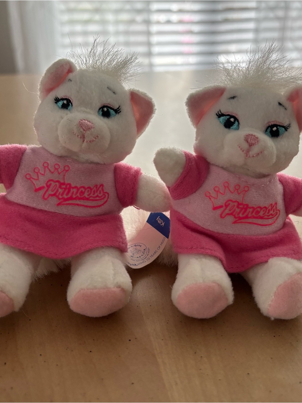 BUILD-a-BEAR. Pair of 2007 Mcdonald’s Princess Kitty Plush Toys. Fast Shipping.